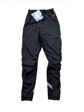 Running Room NWT Women's Black Water Resistant Running Pants Size Small NEW
